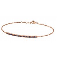Pulsera Paddle Gioielli BackSpin in Oro rosa Zaffiro 0.20 Ct PHBZ9564 - PHBZ9564